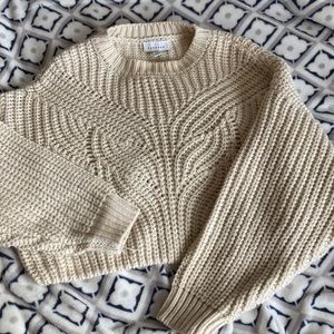 ASOS Crop Cable Knit Sweater